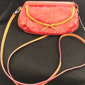 Brighton Pink/Orange crossbody purse